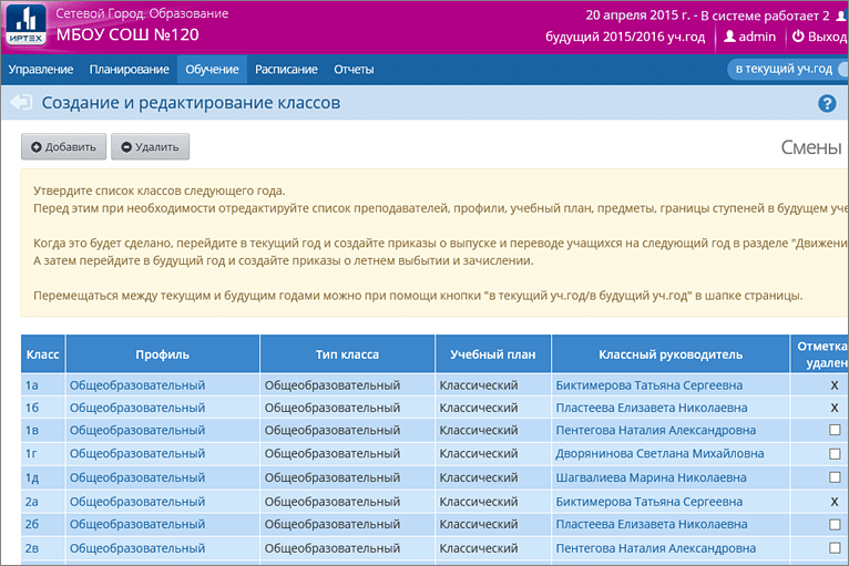 Список распределённых из очереди